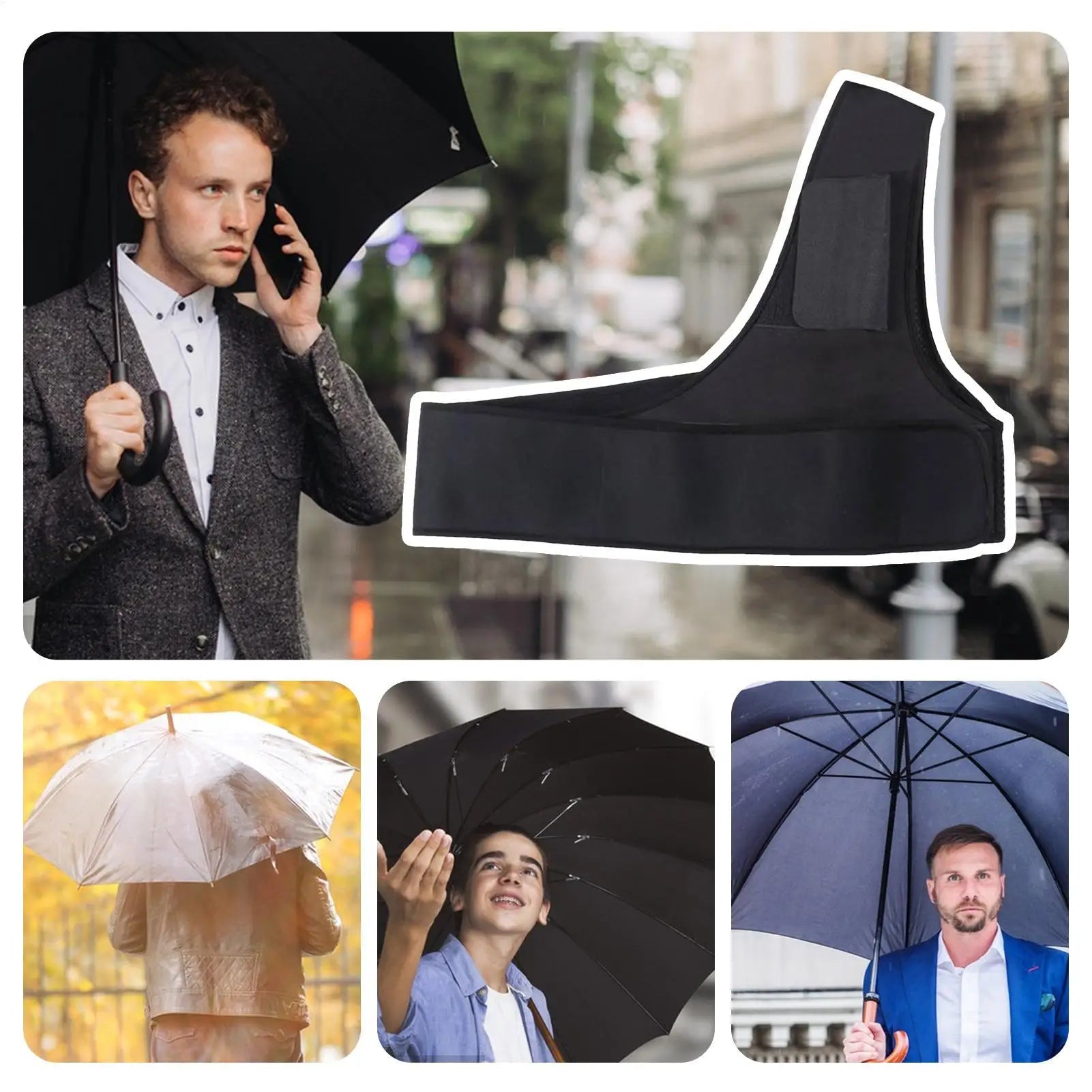 Hands-Free Umbrella Holder Support Strap For Umbrella Adjustable Sun Umbrella Holder Easy Carriage For Gardening Parks Festival