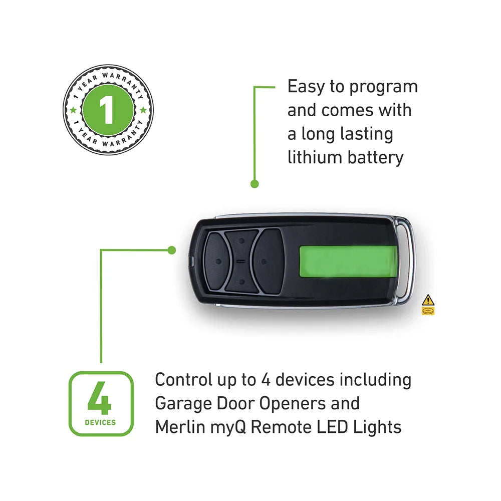 FD143 Remote for Compatible E940M-E960M Openers