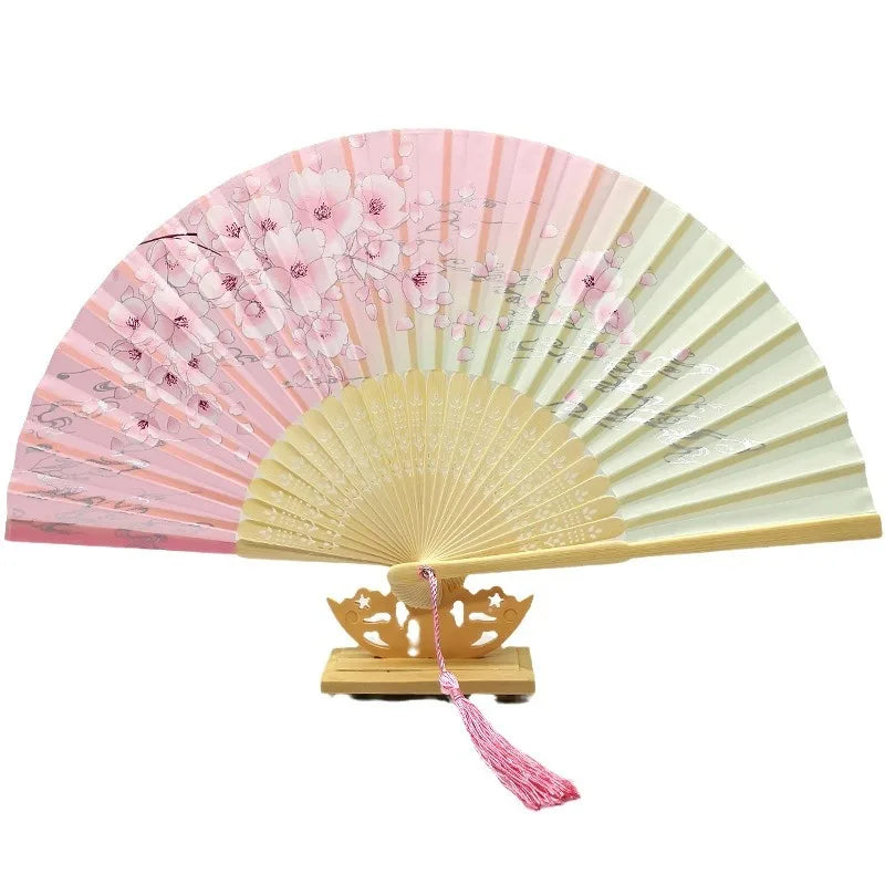 Folding Bamboo Hand Fan in Chinese Style