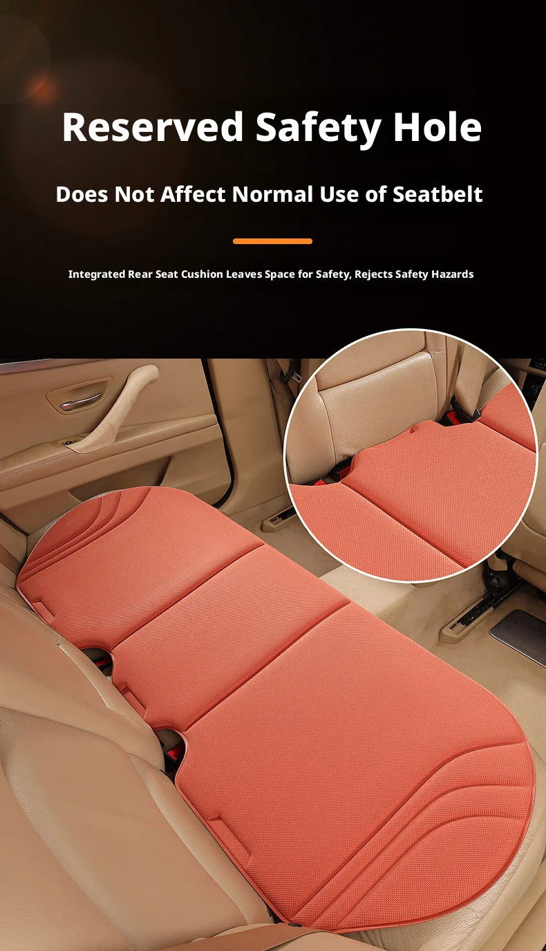 Breathable Car Seat Cushion with Latex Support