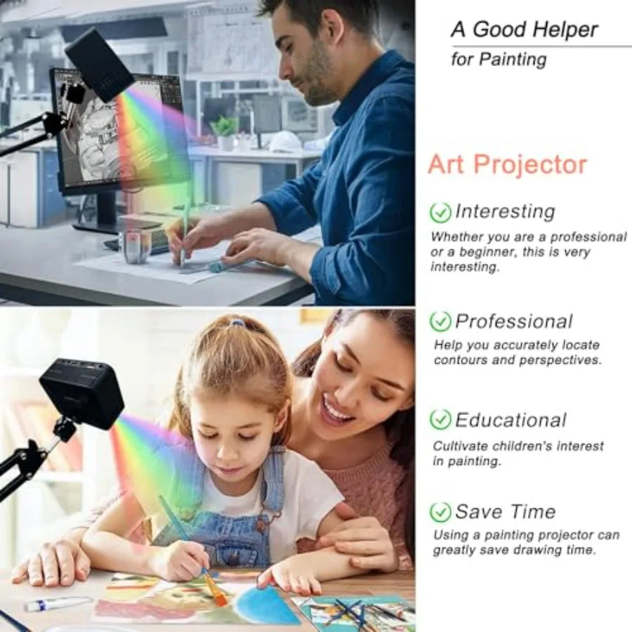Drawing Projector for Tracing, Sketching, and Cake Decorating