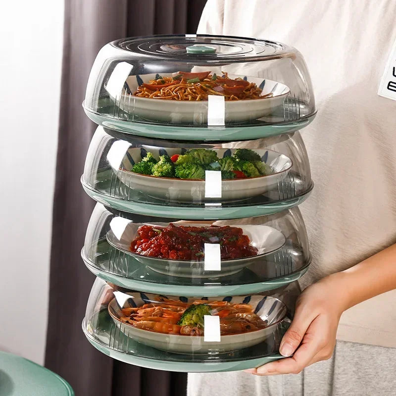 Insulated Food Cover, Stackable Transparent Kitchen Dome