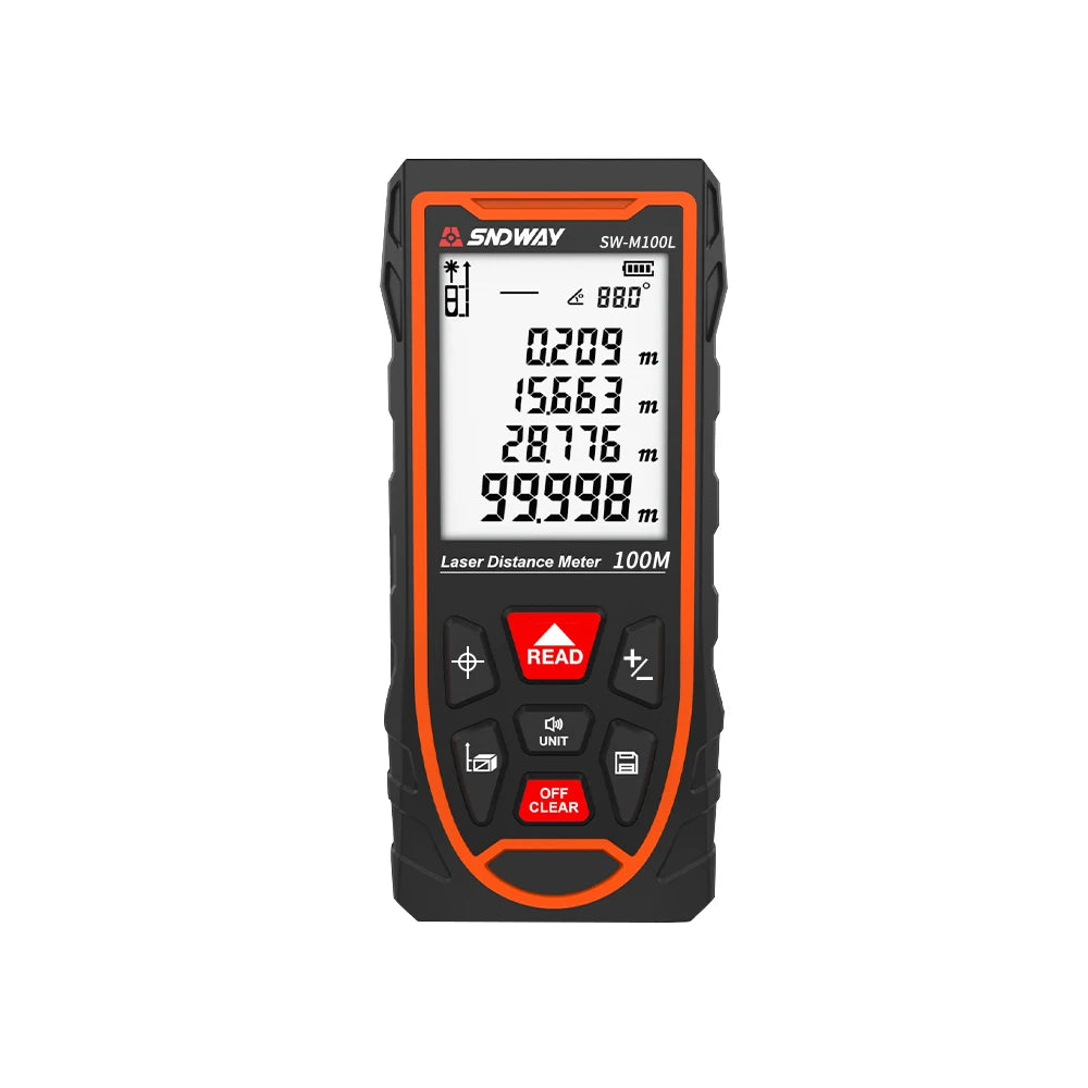 Laser Distance Meter with Angle and Green Line Level