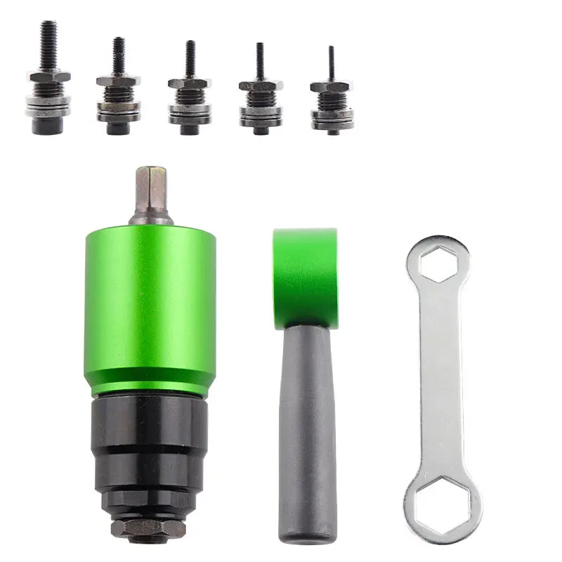 Drill Rivet-Nut Adapter - M3-M8 or M3-M10 Kit