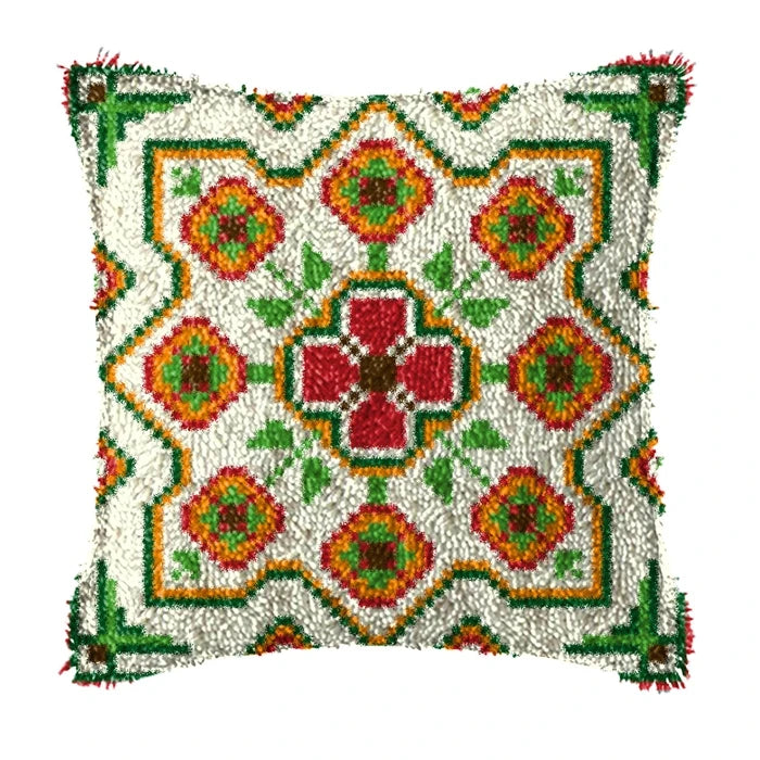 Καλούπι Κεντήματος Κουτιού 43 × 43 cm Latch Hook Cushion Craft Kit