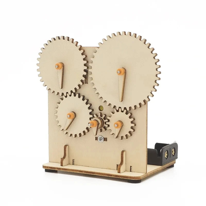DIY hölzerner mechanischer Zahnrad-Modellbausatz