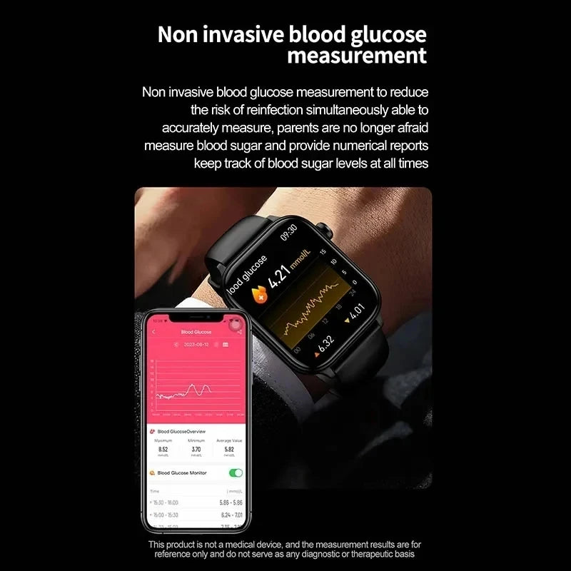 Ceas inteligent cu ecran tactil cu apelare Bluetooth