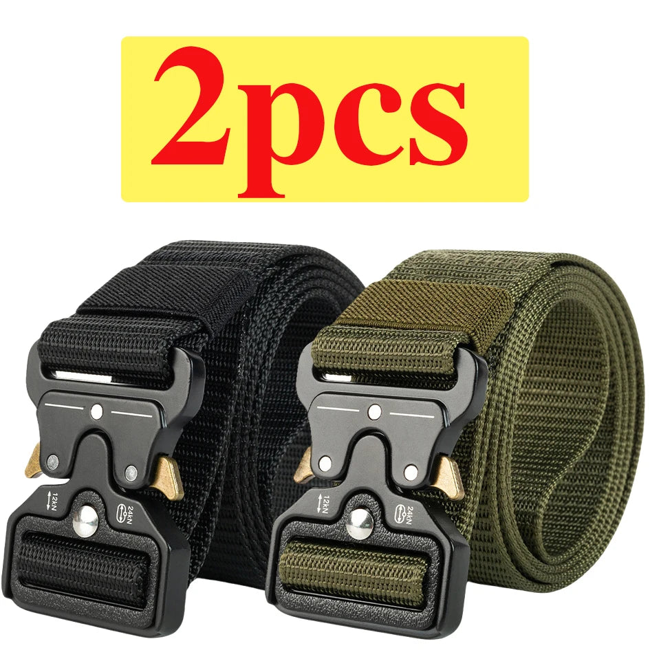 120cm Tactical-Style Belt Pair - Colour Options