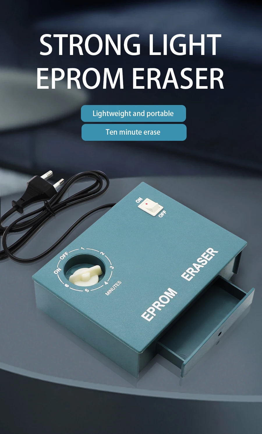 Tijdgeschakeld UV EPROM-eraser