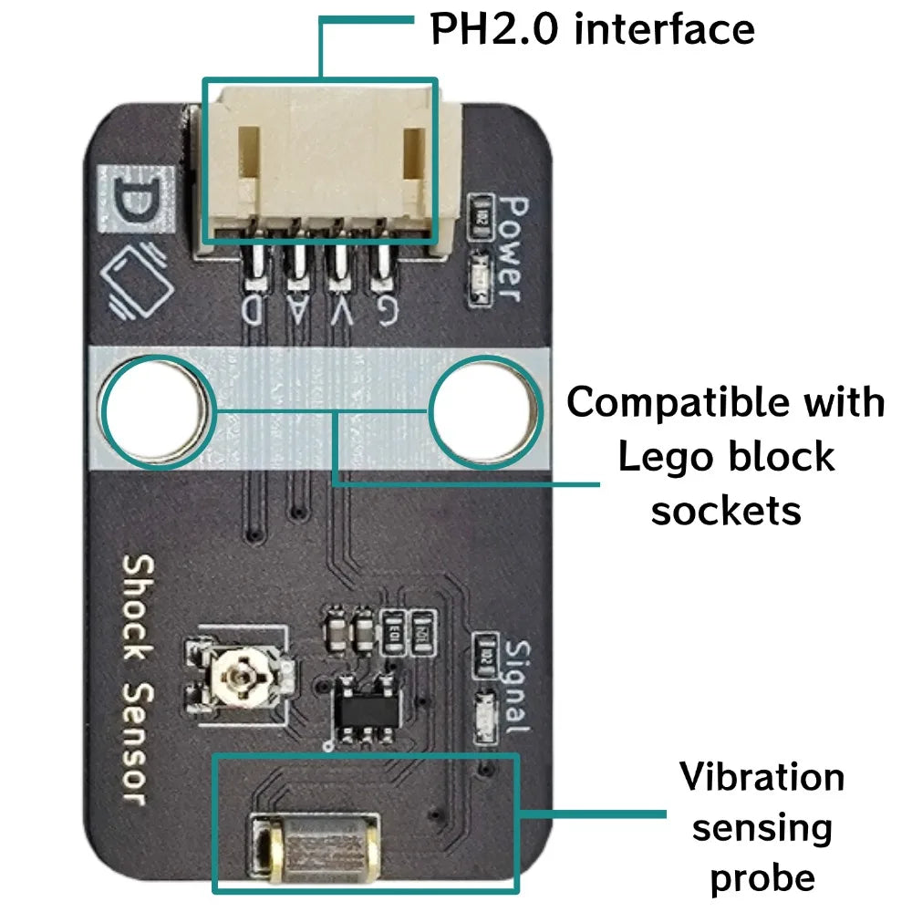 Vibration Sensor Module with Analogue and Digital Outputs