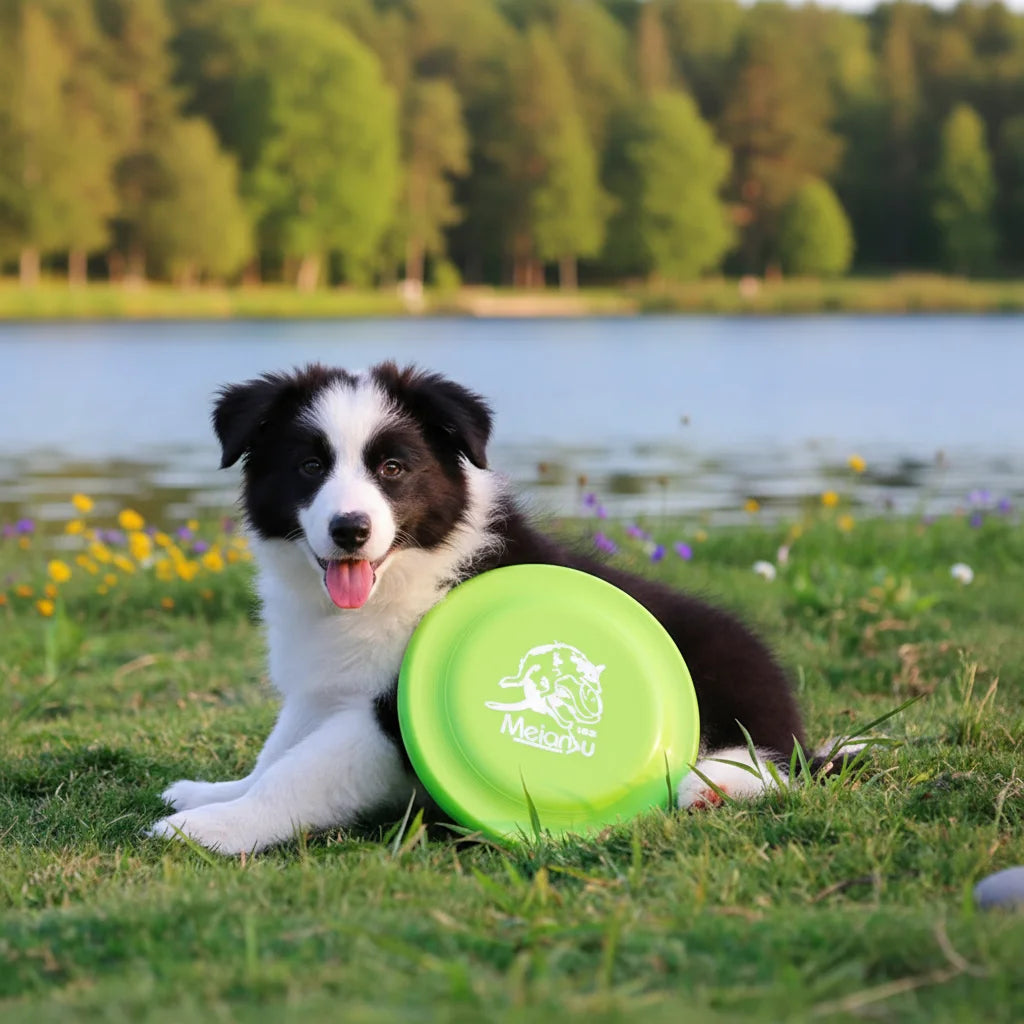 Round PE Dog Training Disc for Fetch Games