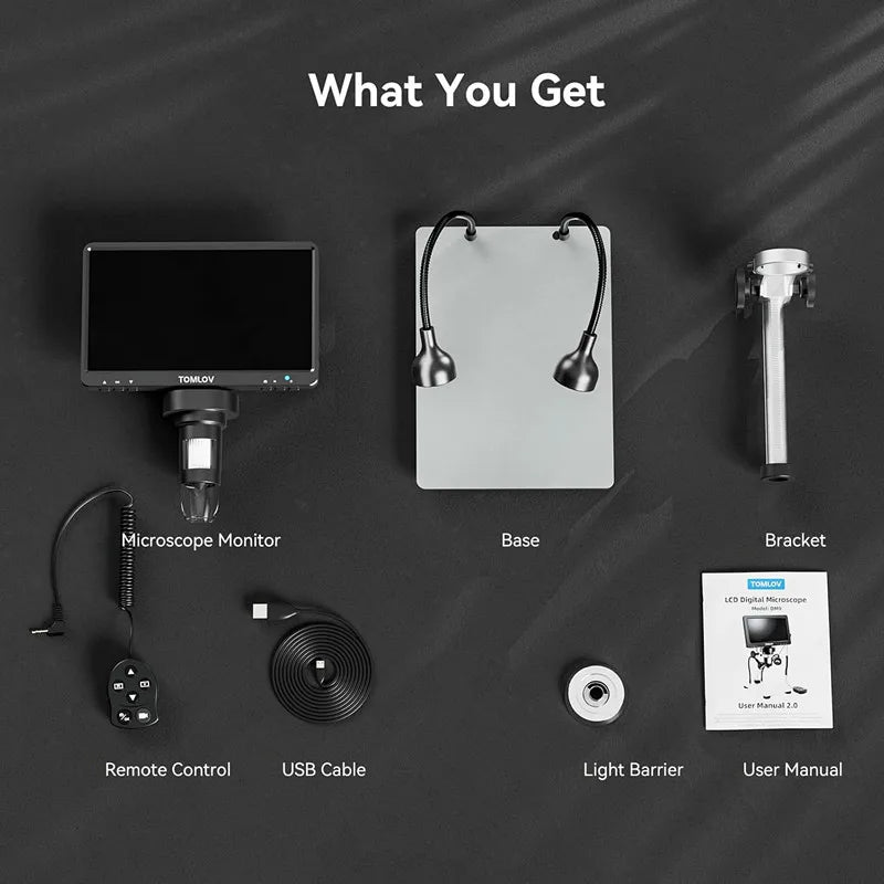DM9 Digital Microscope with 7-Inch LCD