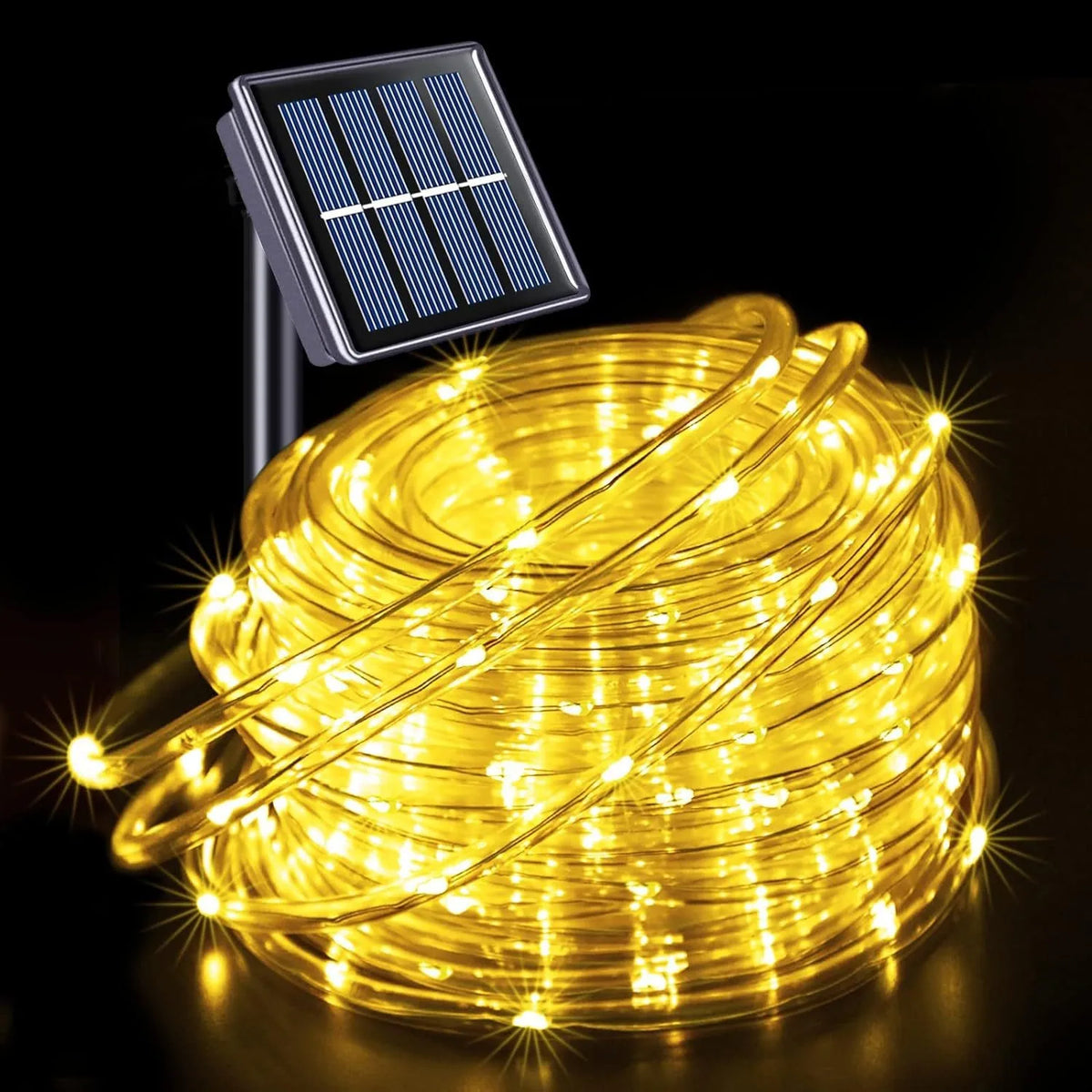 Solcelledrevne LED-lysslynger, IP65