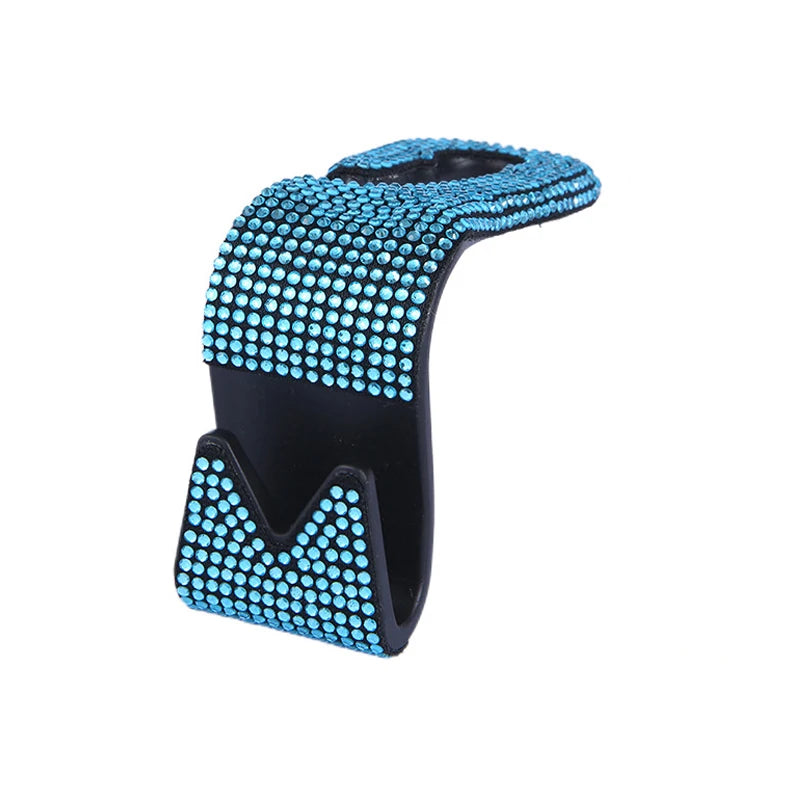Rhinestone Car Seat Back Hook Hanger for Daily Vehicle Storage