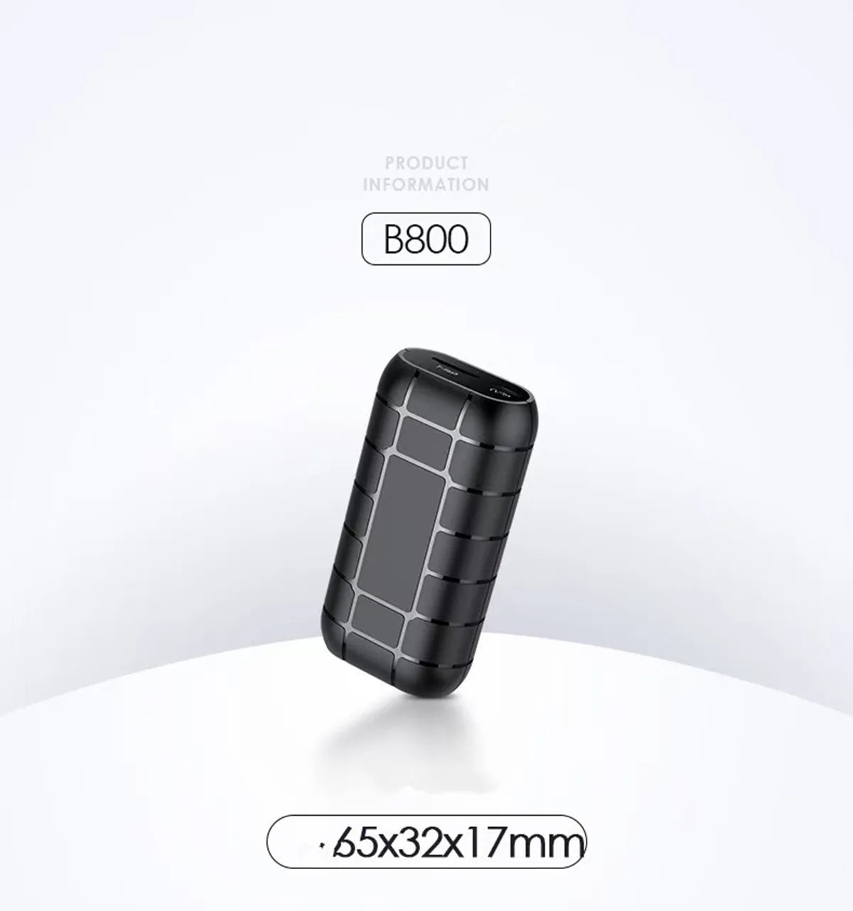 Mini-Sprachaktivierter Rekorder mit 500 Stunden Aufnahme und magnetischem Design