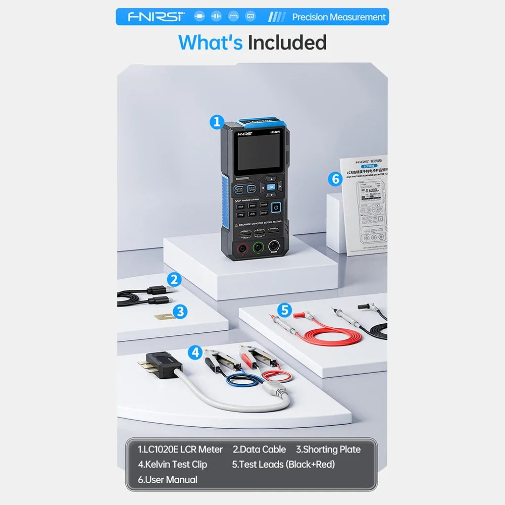 LC1020E Portable LCR and ESR Meter