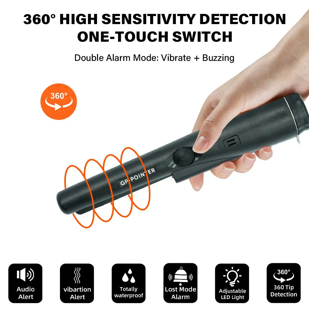 Metal Detector Pinpointer - Bag and Colour Options