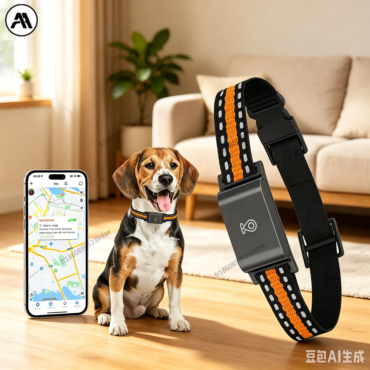 IP67 voděodolný GPS tracker 4G pro psy kočky, mini skutečný čas anti-ztráta lokátor pro domácí mazlíčky, chytré pouzdro pro obojek s monitorováním hlasu a geofence