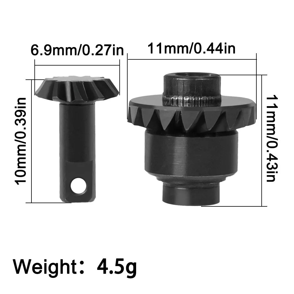Conjunto de engrenagens do eixo metálico para crawler RC Redcat Ascent-32, 10–20T