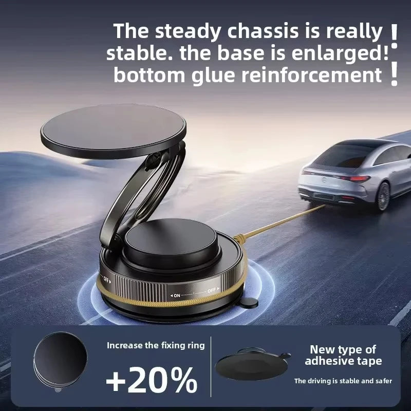Rotating Foldable Magnetic Car Phone Holder
