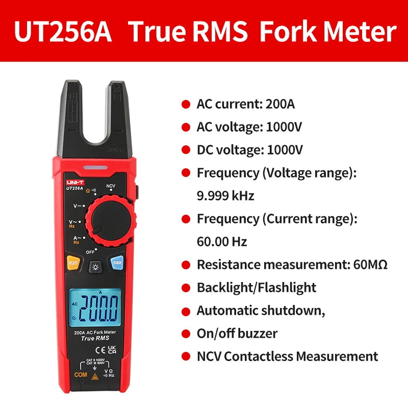 UT256A/UT256B Digital Fork Meter