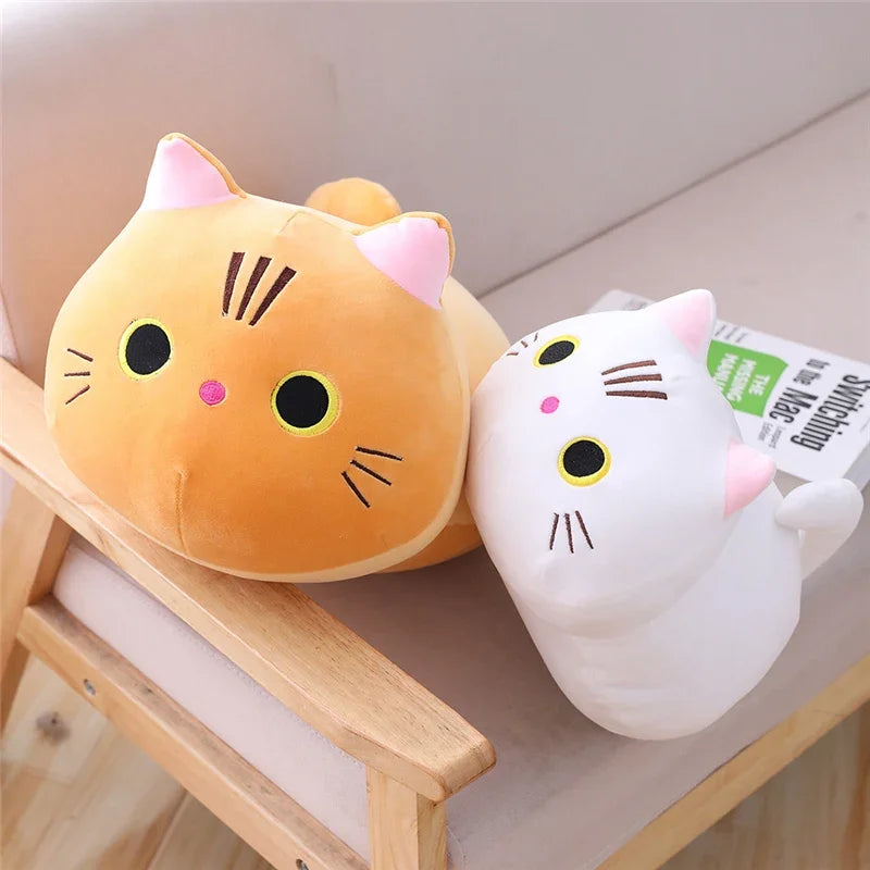 20cm Cute Soft Cat Plush Pillow Sofa Cushion