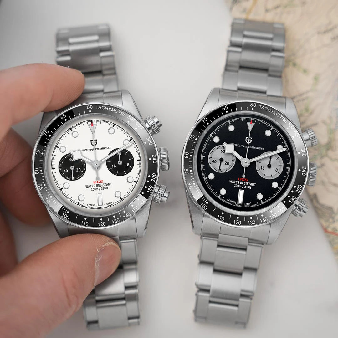 PAGANI DESIGN BB Panda Chronograph herreur 100M vandtæt