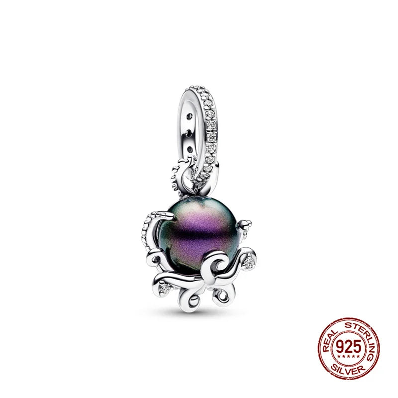 925 Silver Witch Charm Bead for Disney-Inspired Bracelets