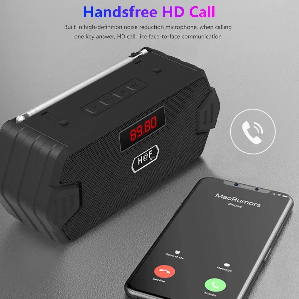 Enceinte Bluetooth portable HY-3317 avec radio FM