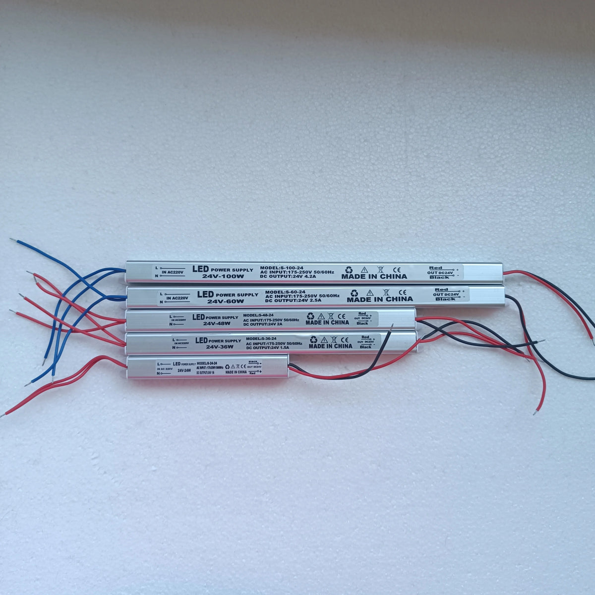 Driver LED de 12 V ou 24 V, 24–100 W