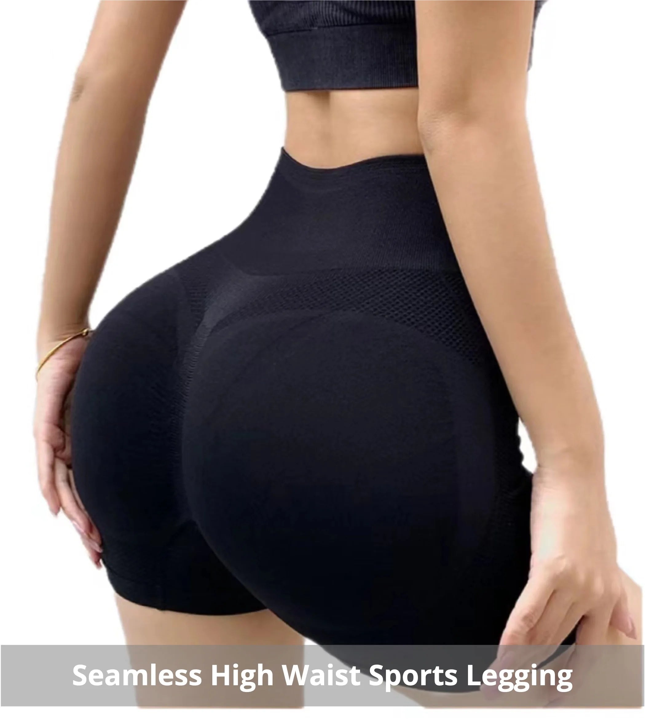 Seamless Yoga Shorts High Waist Workout Fitness Lift Peach Butt Fitness Tights Gym Running Body Shaper Pants Casual Sportswear 