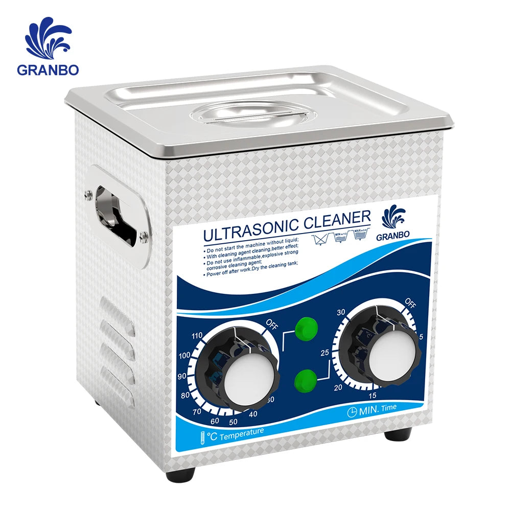 Ultrazvuková čistička 120W 1,3L s ohrevom a časovačom na šperky a okuliare