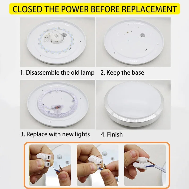 Round LED Ceiling Replacement Module, 12-36 W