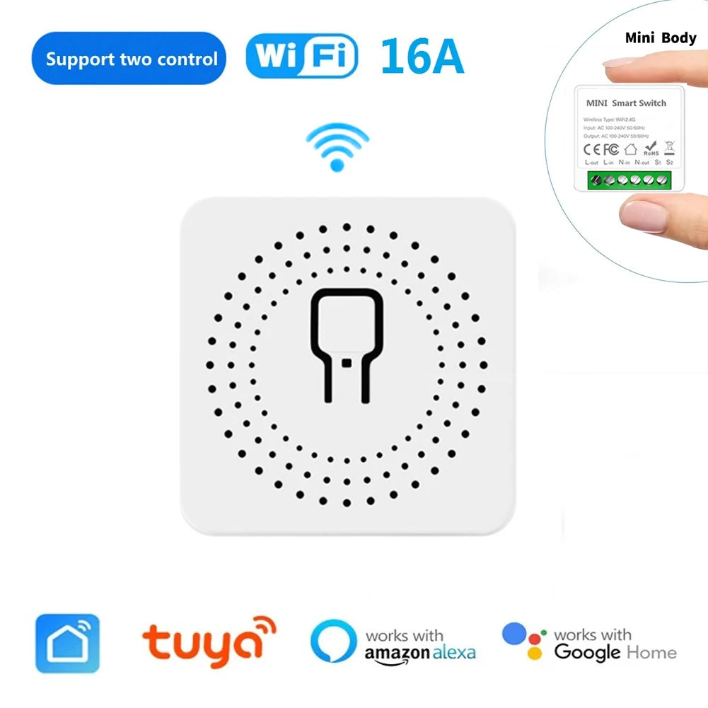 Έξυπνος διακόπτης WiFi 16A - Tuya Smart Life Module για φωνητικό έλεγχο