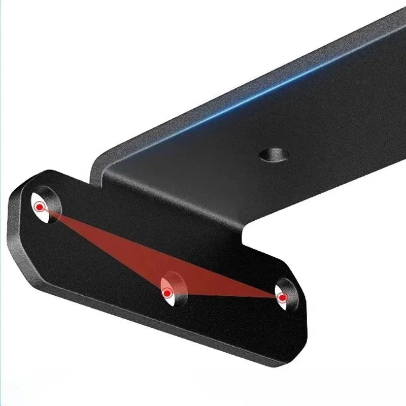 Concealed Shelf Brackets, Black, Pair