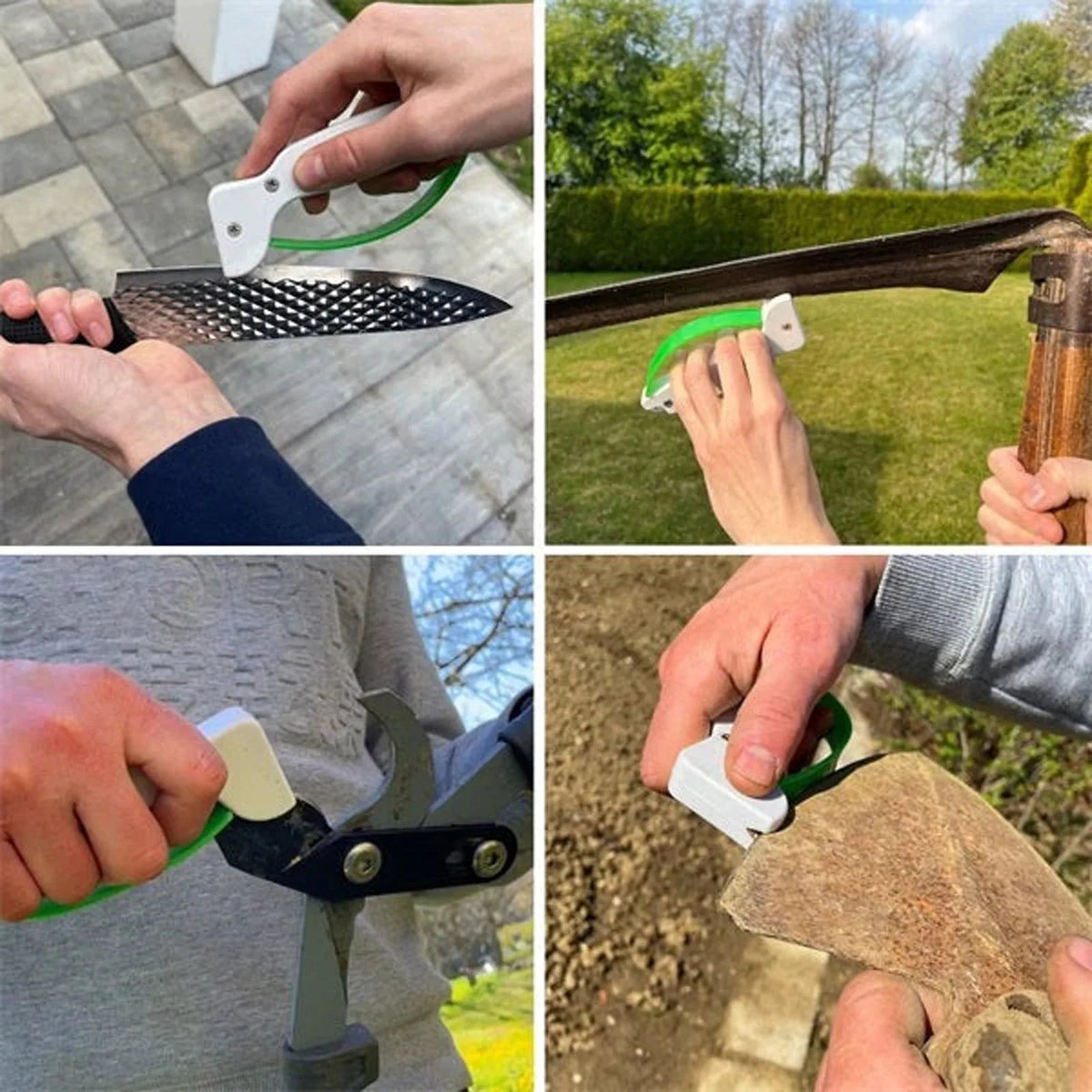Handheld Garden Tool Sharpener