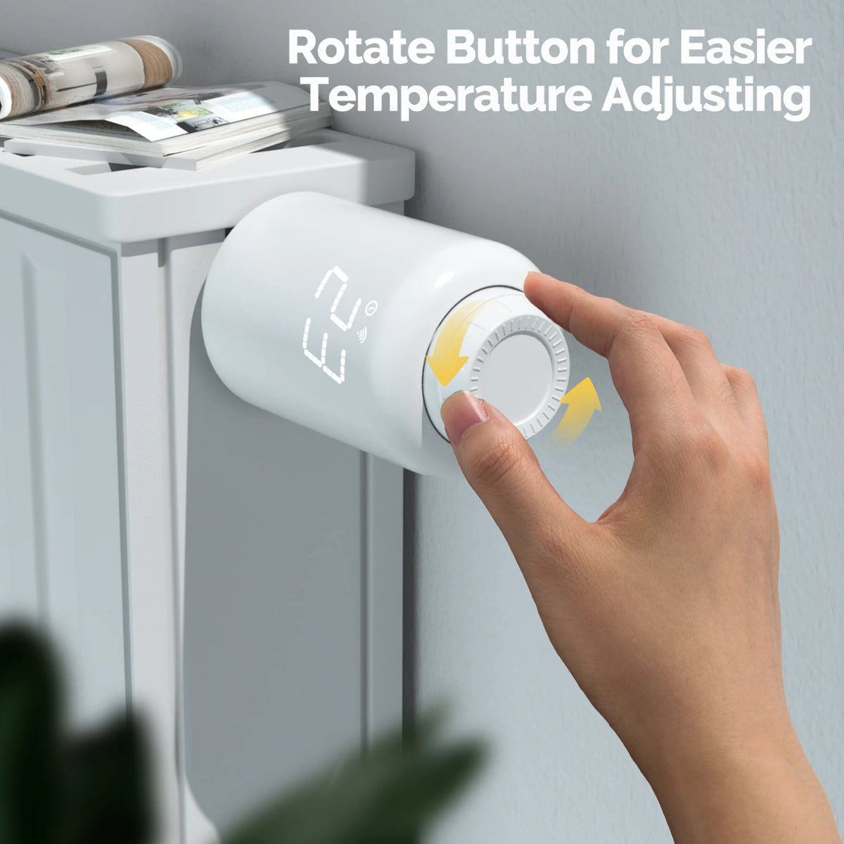 Tuya ZigBee3.0 Smart TRV Radiator Actuator Valve External Sensor Thermostat Temperature Controller Alexa Google Home