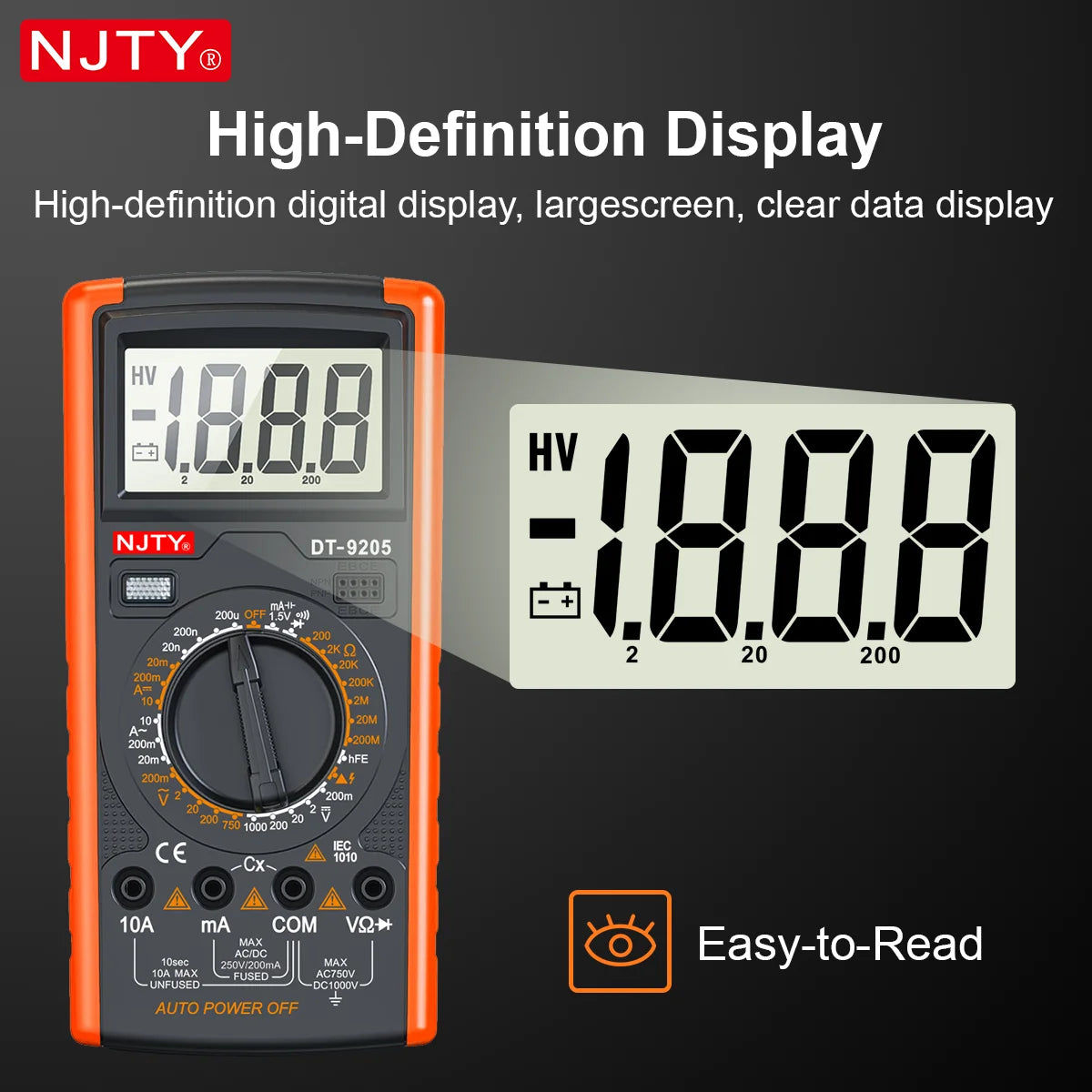 Manual-Range Digital Multimeter