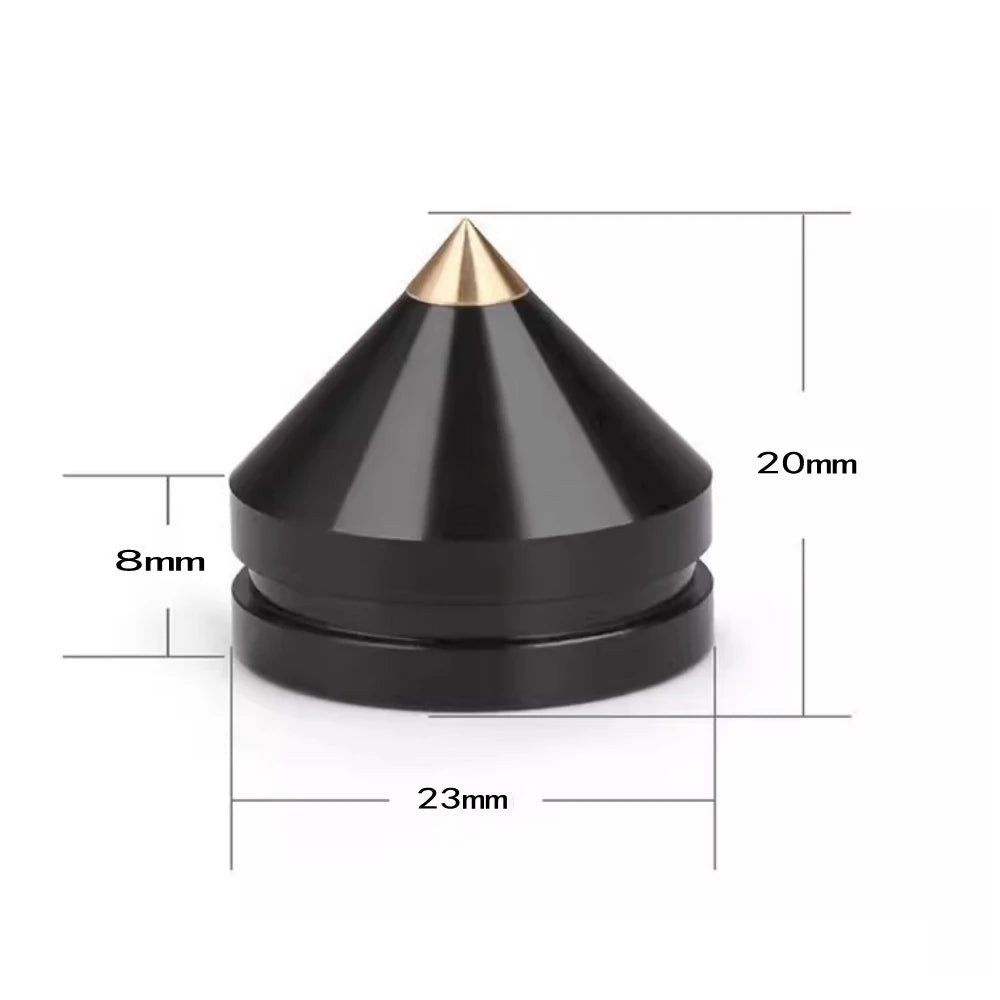 Aluminium Speaker Spike Feet with Pads