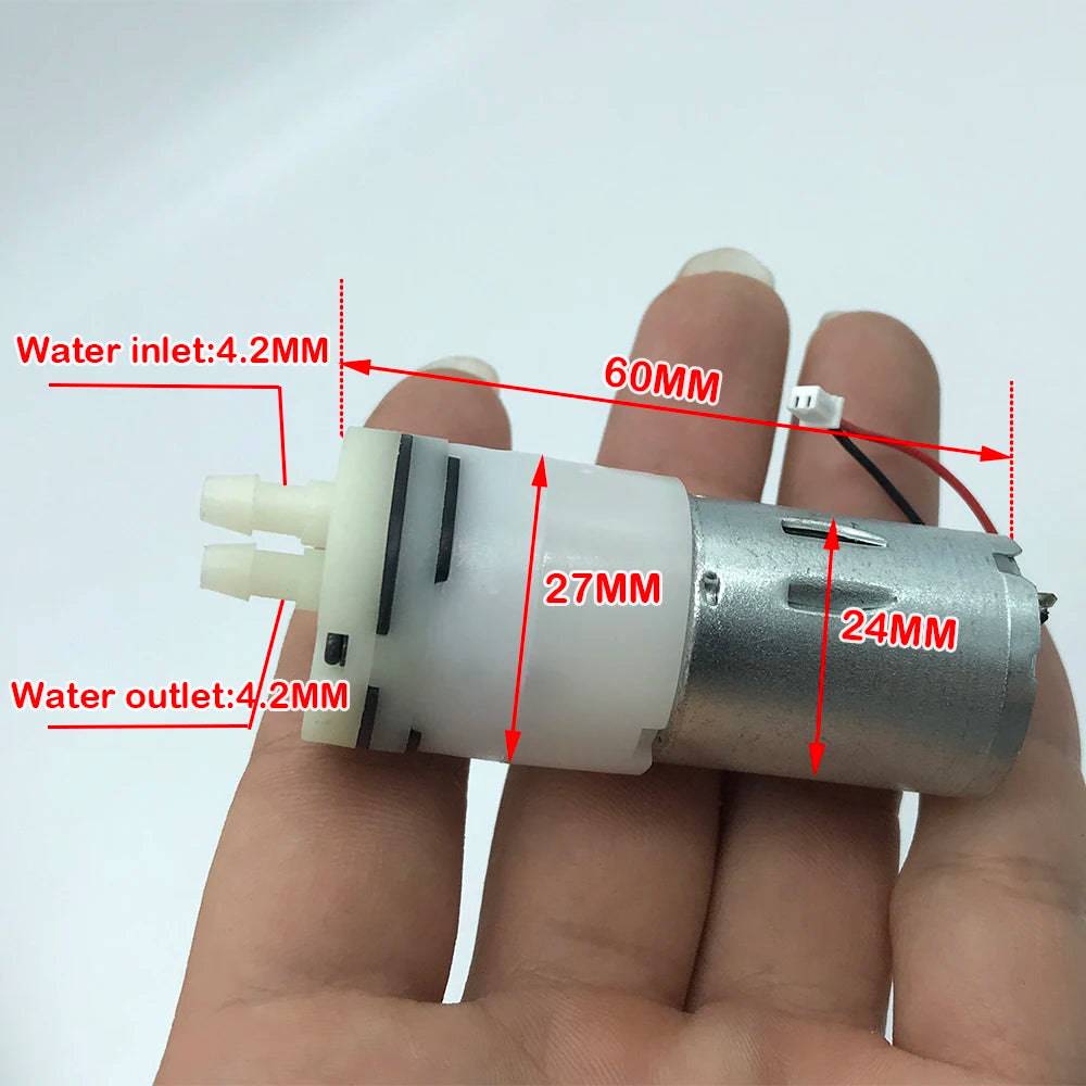 Micro 370 DC Diaphragm Water Pump, A/B Versions