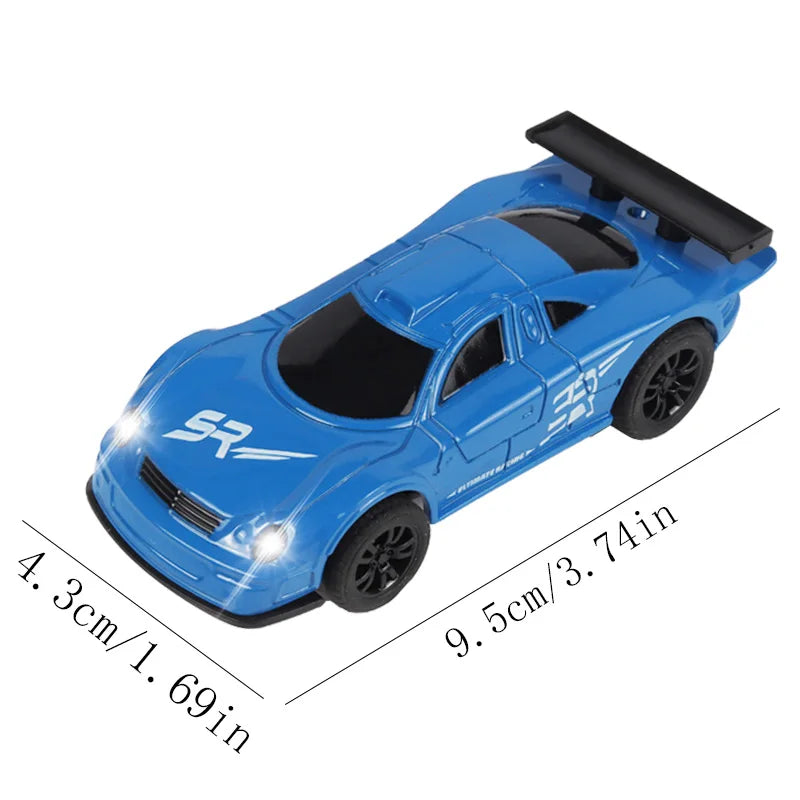 RC Railway Car1:43 Accessories Toy Electric Race Track Vehicle Double Battle Speedway Profissional Slot Car Circuit Racing Gift