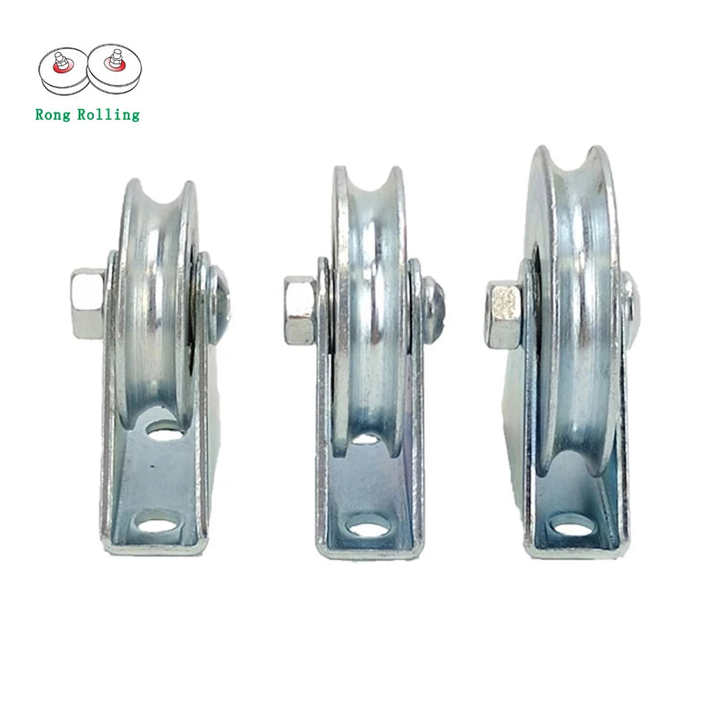 Fixed U-Groove Wire-Rope Pulleys, Pair