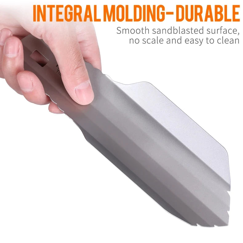 Titanium Hand Shovel Mini Ultralight Portable Trowel