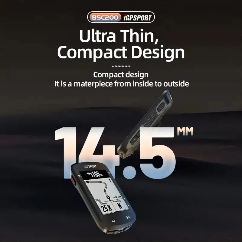 IGPSPORT BSC200 GPS Bicycle Computer Cycling Odometer Wireless Speedometer Route Navigation ANT + Bluetooth5.0 Accessories 