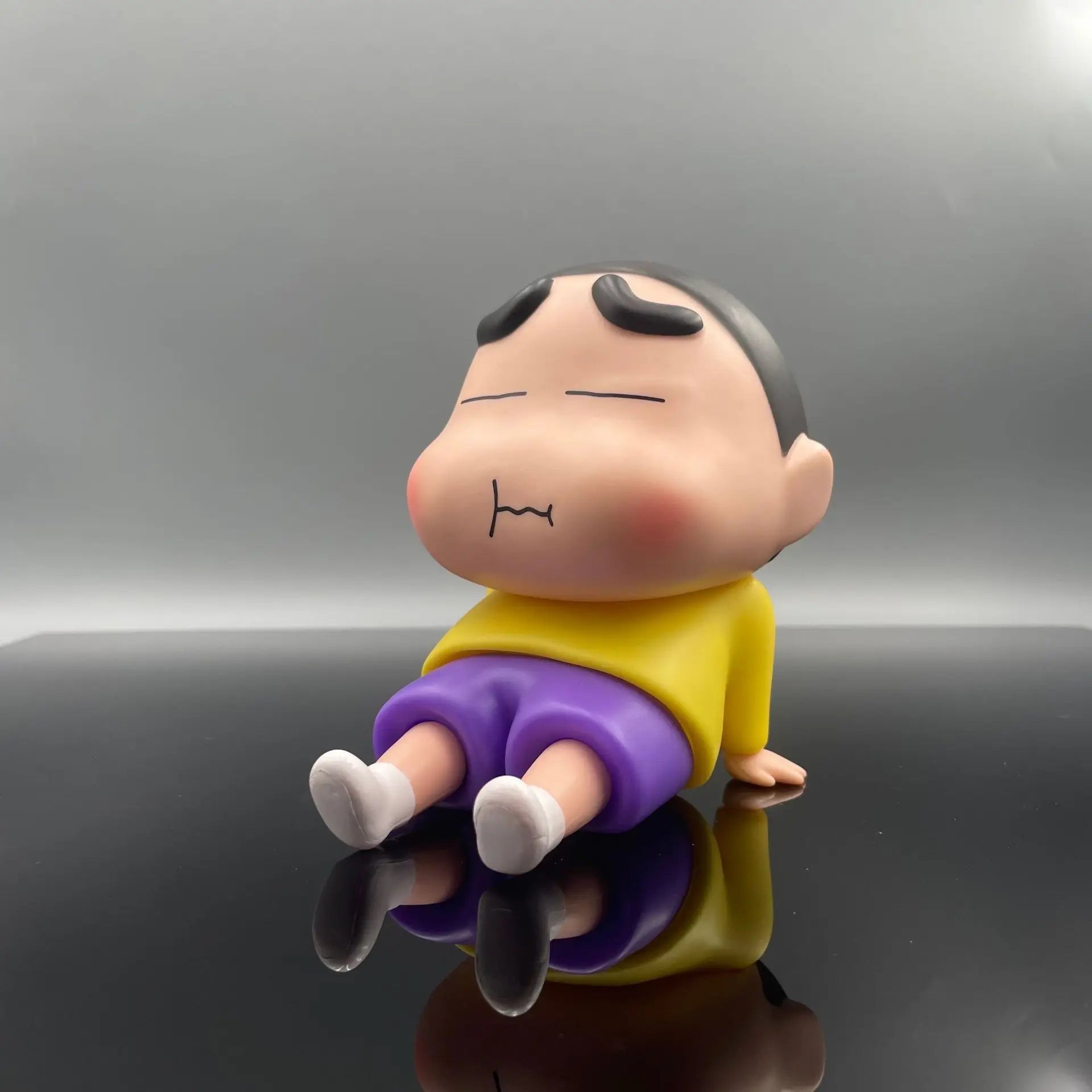 Kawaii Crayon Shin-Chan Boochan Phone Holder Desktop Anime Ornaments Watching Tv Cartoon Phone Support Cute Doll Girls Gifts 