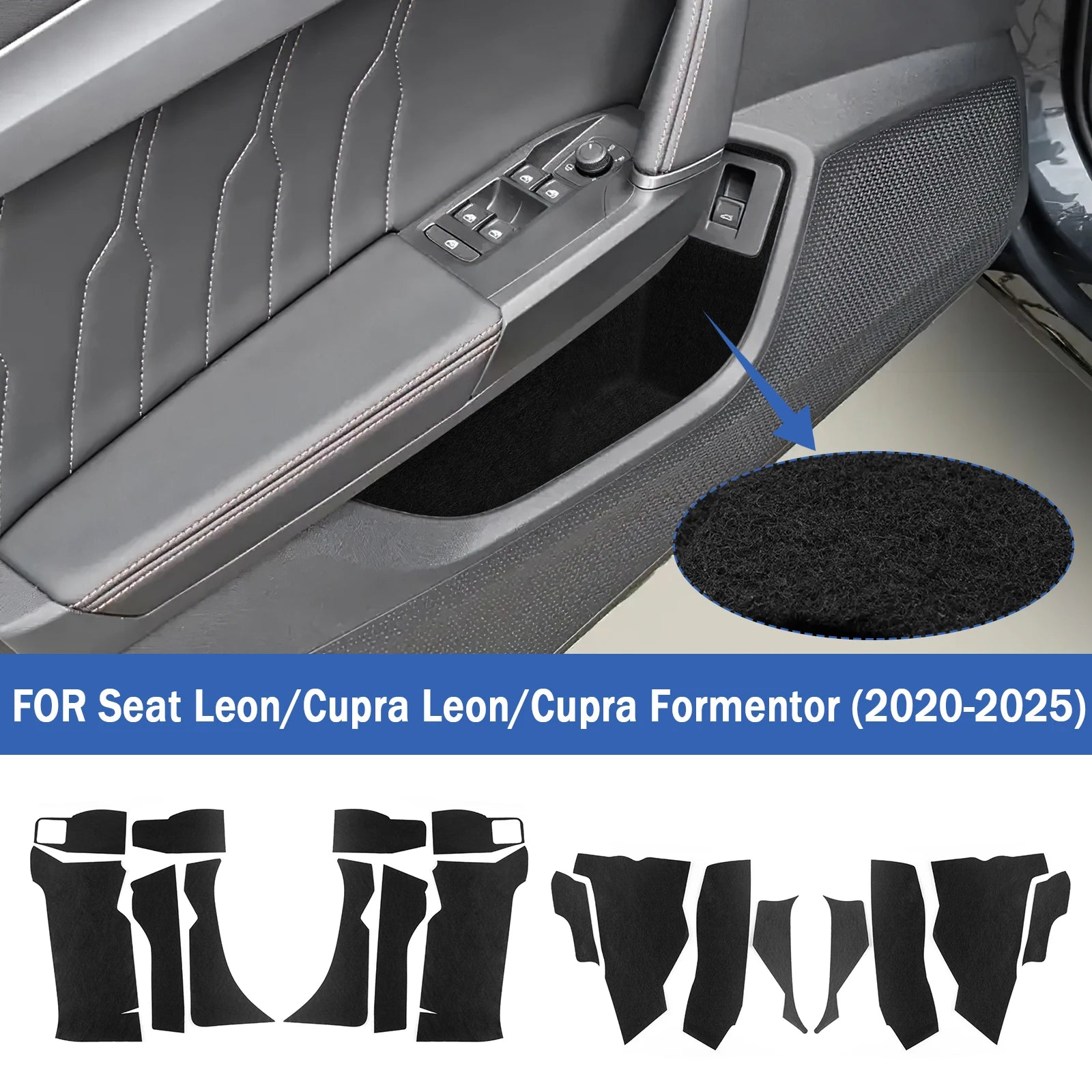 Seat Leon Cupra Formentor Interior Map Pocket Sticker Trim