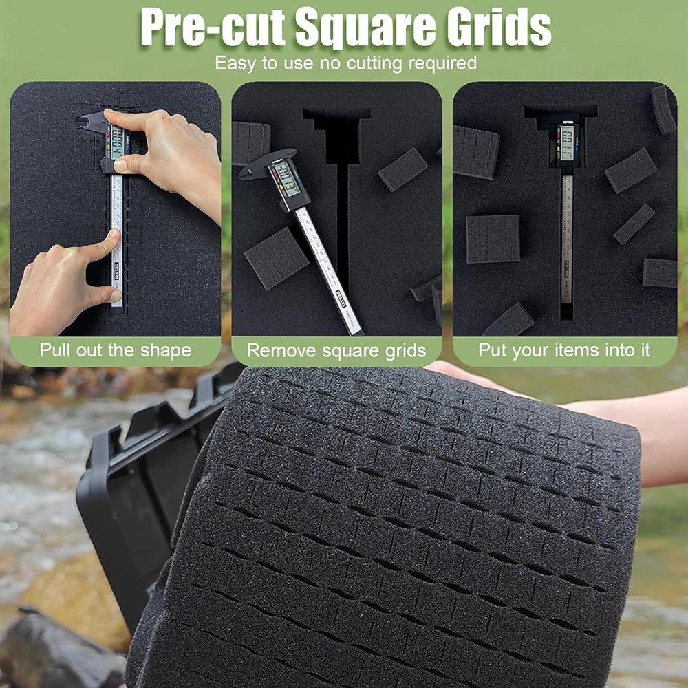 Hard Carrying Case with Cuttable Foam