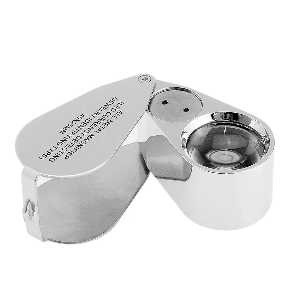 Illuminated Jewellery Loupe with LED and UV