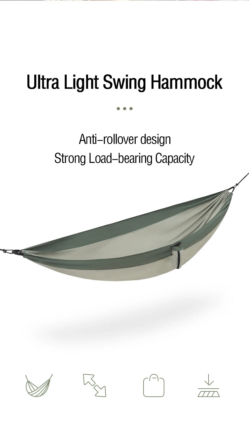 Ultralight 2 Person Camping Hammock with 200kg Load Capacity
