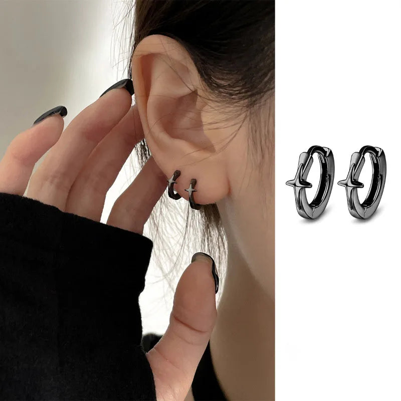 Silver Hoop Earrings in Assorted Designs